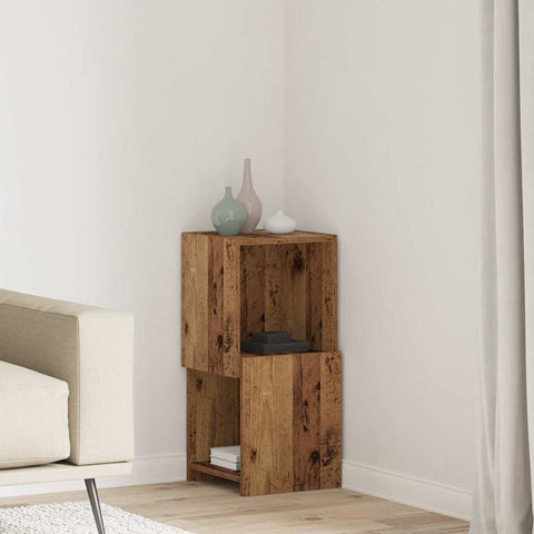 vidaXL Corner Cabinet White 30.5x30x65cm Engineered Wood