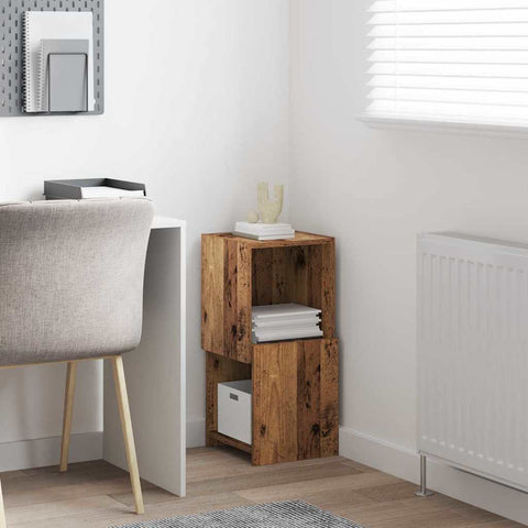 vidaXL Corner Cabinet White 30.5x30x65cm Engineered Wood