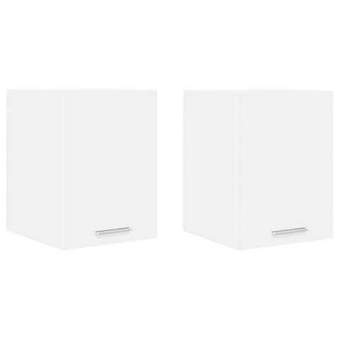 vidaXL Hanging Cabinet with Shelf Riga 2 pcs White 30 x 31 x 40 cm