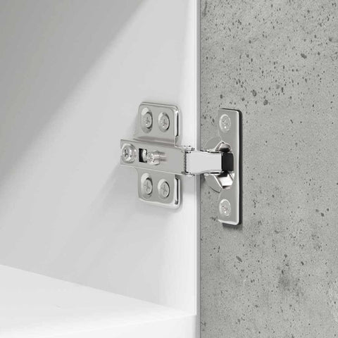 vidaXL Hanging Cabinet Riga Concrete Grey and White 30 x 31 x 40 cm