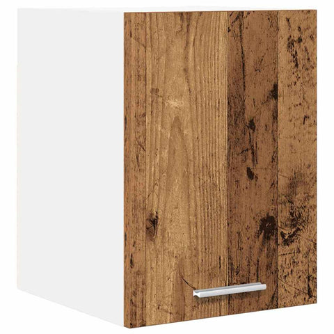 vidaXL Hanging Cabinet Riga Old Wood and White 30 x 31 x 40 cm