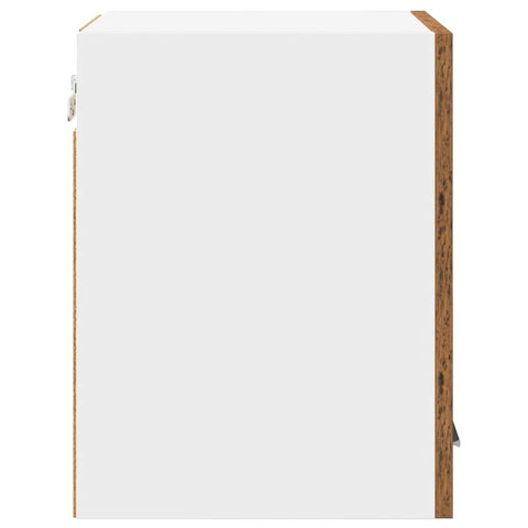 vidaXL Hanging Cabinet Riga Old Wood and White 30 x 31 x 40 cm