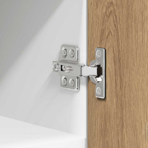 vidaXL Hanging Cabinet Riga Artisan Oak and White 30 x 31 x 40 cm