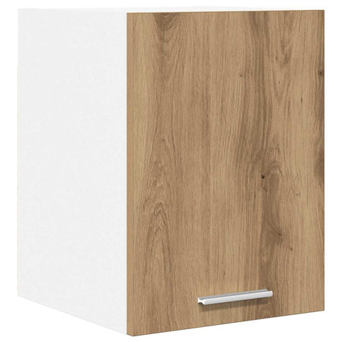 vidaXL Hanging Cabinet Riga Artisan Oak and White 30 x 31 x 40 cm