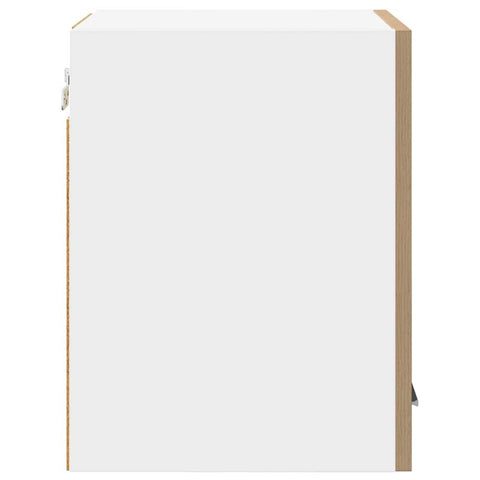 vidaXL Hanging Cabinet Riga Artisan Oak and White 30 x 31 x 40 cm