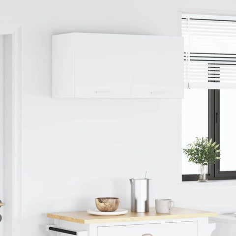 vidaXL Hanging Cabinet Riga White 40 x 31 x 40 cm Engineered Wood