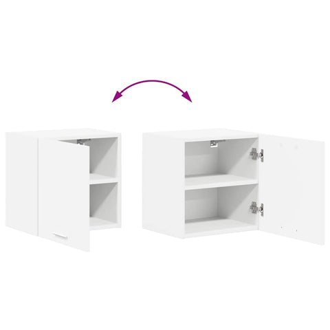 vidaXL Hanging Cabinet Riga White 40 x 31 x 40 cm Engineered Wood