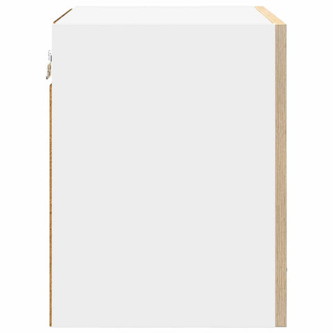vidaXL Hanging Cabinet Riga 2 pcs Sonoma Oak and White 40 x 31 x 40 cm