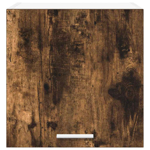 vidaXL Hanging Cabinet Riga 2 pcs Smoked Oak and White 40 x 31 x 40 cm