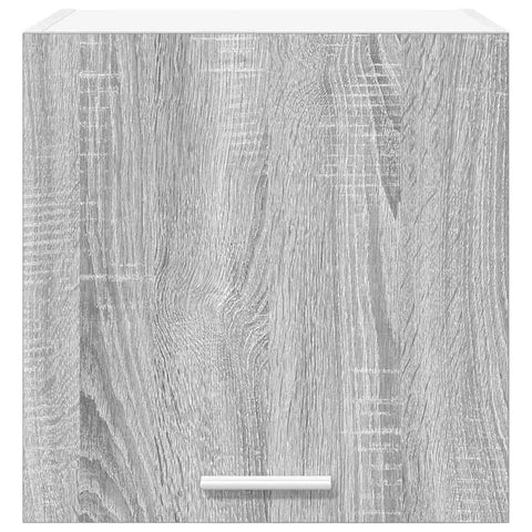 vidaXL Hanging Cabinet Riga Grey Sonoma and White 40 x 31 x 40 cm