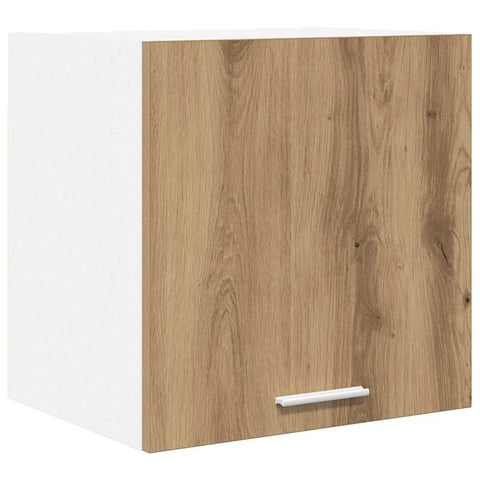 vidaXL Hanging Cabinet Riga Artisan Oak and White 40 x 31 x 40 cm