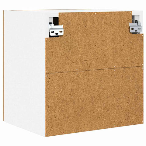 vidaXL Hanging Cabinet Riga Artisan Oak and White 40 x 31 x 40 cm