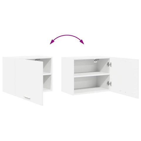 vidaXL Hanging Cabinet Riga White 50 x 31 x 40 cm Engineered Wood