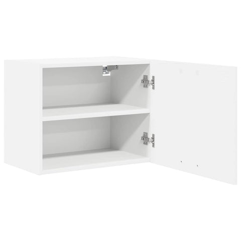 vidaXL Hanging Cabinet with Shelf Riga 2 pcs White 50 x 31 x 40 cm