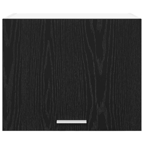 vidaXL Hanging Cabinet Riga Black Oak and White 50 x 31 x 40 cm