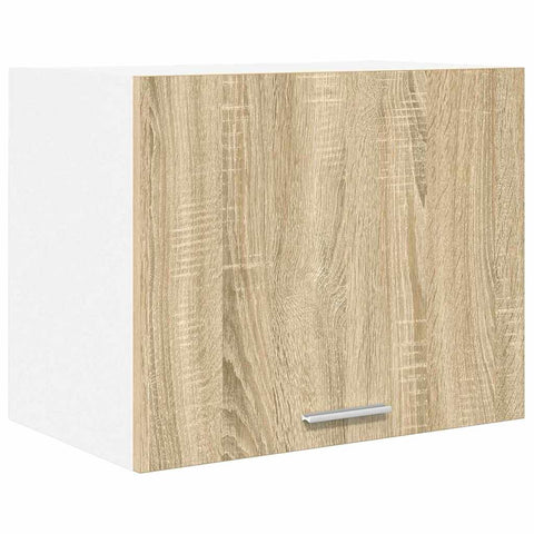 vidaXL Hanging Cabinet Riga 2 pcs Sonoma Oak and White 50 x 31 x 40 cm