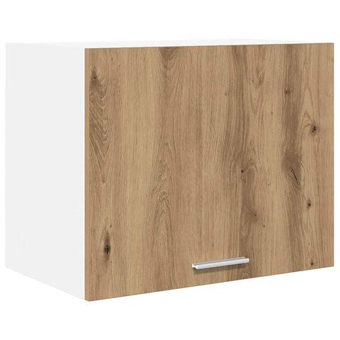 vidaXL Hanging Cabinet Riga Artisan Oak and White 50 x 31 x 40 cm