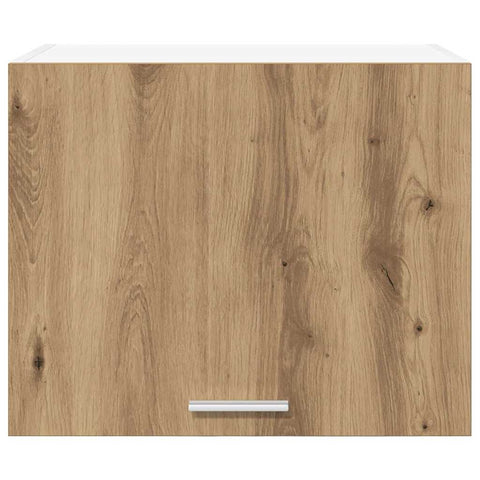 vidaXL Hanging Cabinet with Shelf Riga 2 pcs Artisan Oak and White