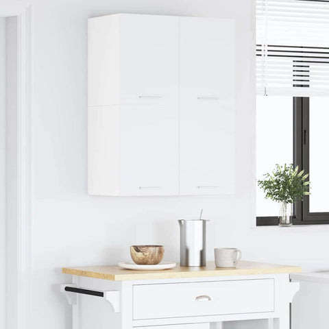 vidaXL Hanging Cabinet Riga White 60 x 31 x 40 cm Engineered Wood