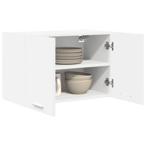 vidaXL Hanging Cabinet with Shelf Riga 2 pcs White 60 x 31 x 40 cm
