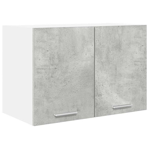 vidaXL Hanging Cabinet Riga Concrete Grey and White 60 x 31 x 40 cm