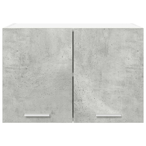 vidaXL Hanging Cabinet with Shelf Riga 2 pcs Concrete Grey and White