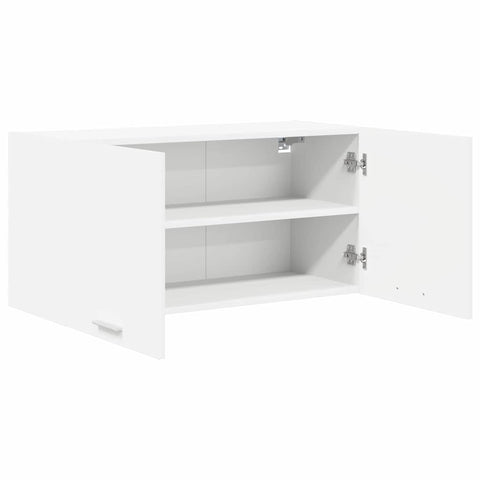 vidaXL Hanging Cabinet Riga White 80 x 31 x 40 cm Engineered Wood