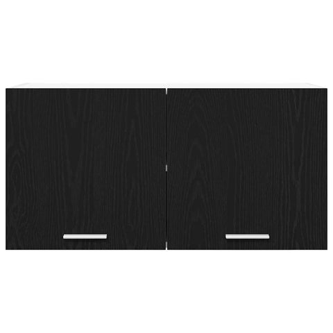vidaXL Hanging Cabinet Riga Black Oak 80 x 31 x 40 cm Engineered Wood
