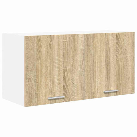 vidaXL Hanging Cabinet Riga Sonoma Oak 80 x 31 x 40 cm Engineered Wood