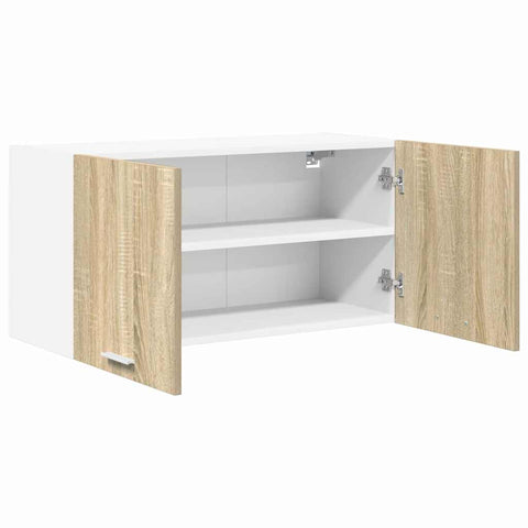 vidaXL Hanging Cabinet Riga Sonoma Oak 80 x 31 x 40 cm Engineered Wood