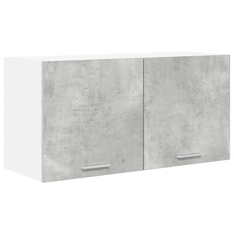 vidaXL Hanging Cabinet with Shelf Riga Concrete Grey 80 x 31 x 40 cm