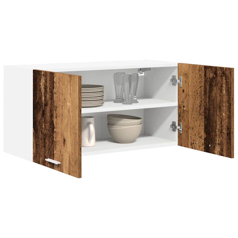 vidaXL Hanging Cabinet Riga Old Wood 80 x 31 x 40 cm Engineered Wood
