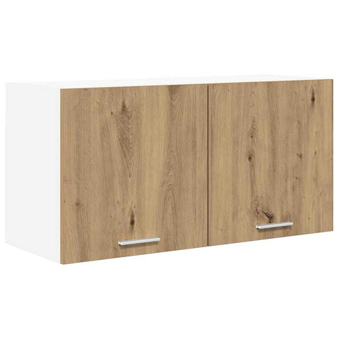 vidaXL Hanging Cabinet with Shelf Riga Artisan Oak 80 x 31 x 40 cm