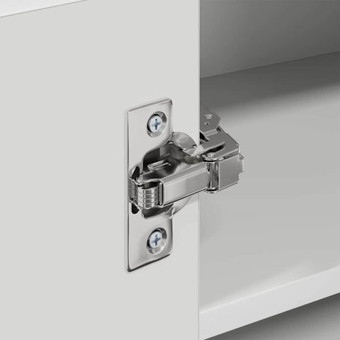 vidaXL Hanging Cabinet Riga White 57 x 57 x 40 cm Engineered Wood