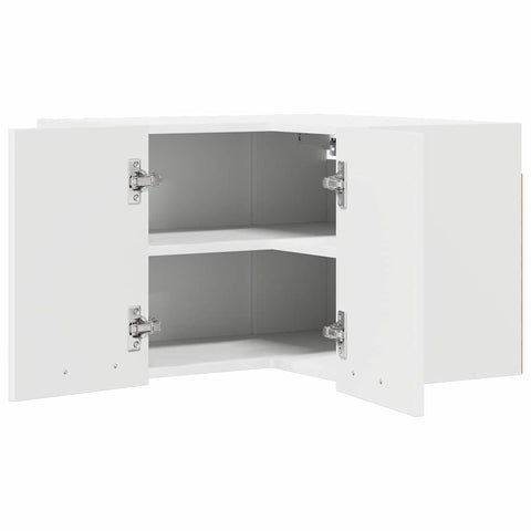 vidaXL Hanging Cabinet Riga White 57 x 57 x 40 cm Engineered Wood