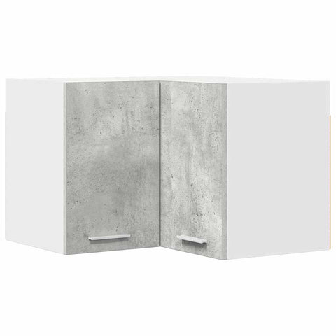 vidaXL Hanging Cabinet Riga Concrete Grey and White 57 x 57 x 40 cm