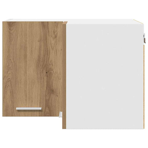 vidaXL Hanging Cabinet Riga Artisan Oak and White 57 x 57 x 40 cm