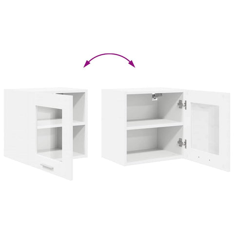 vidaXL Hanging Cabinet Riga White 40 x 31 x 40 cm Engineered Wood