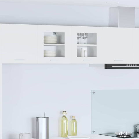 vidaXL Hanging Cabinet with Shelf Riga 2 pcs White 40 x 31 x 40 cm