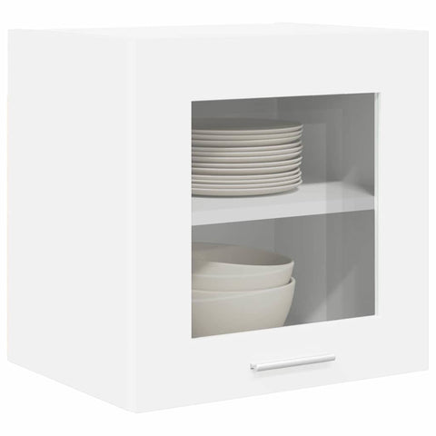 vidaXL Hanging Cabinet with Shelf Riga 2 pcs White 40 x 31 x 40 cm