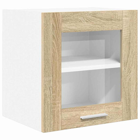 vidaXL Hanging Cabinet with Door Riga 2 pcs Sonoma Oak 40 x 31 x 40 cm