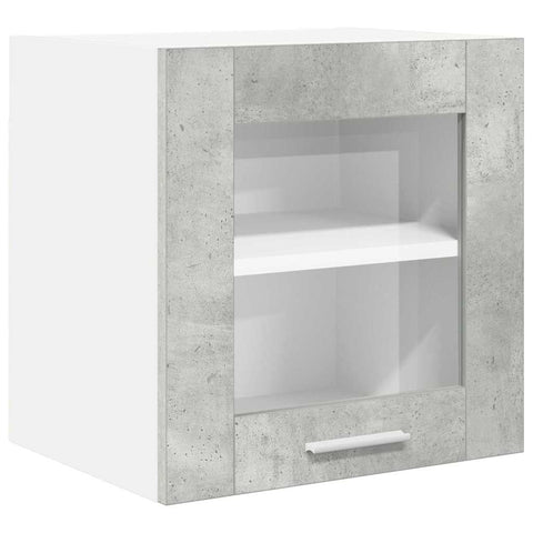 vidaXL Hanging Cabinet with Shelf Riga Concrete Grey 40 x 31 x 40 cm