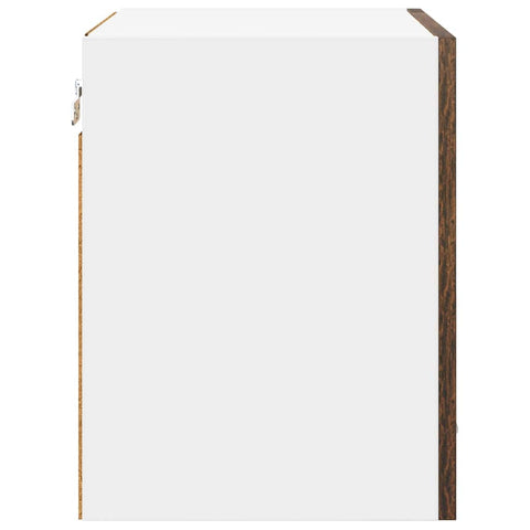 vidaXL Hanging Cabinet Riga Smoked Oak 40 x 31 x 40 cm Engineered Wood