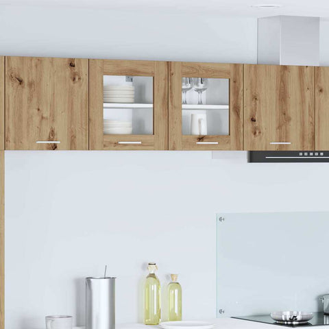 vidaXL Hanging Cabinet with Shelf Riga Artisan Oak 40 x 31 x 40 cm