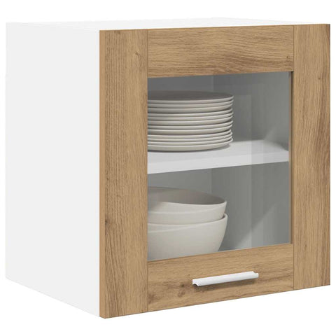 vidaXL Hanging Cabinet Riga 2 pcs Artisan Oak 40 x 31 x 40 cm