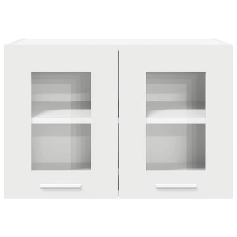 vidaXL Hanging Cabinet with Shelf Riga 2 pcs White 60 x 31 x 40 cm