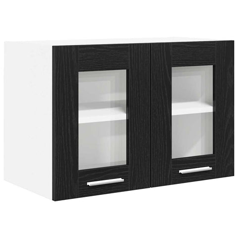 vidaXL Hanging Cabinet Riga Black Oak 60 x 31 x 40 cm Engineered Wood