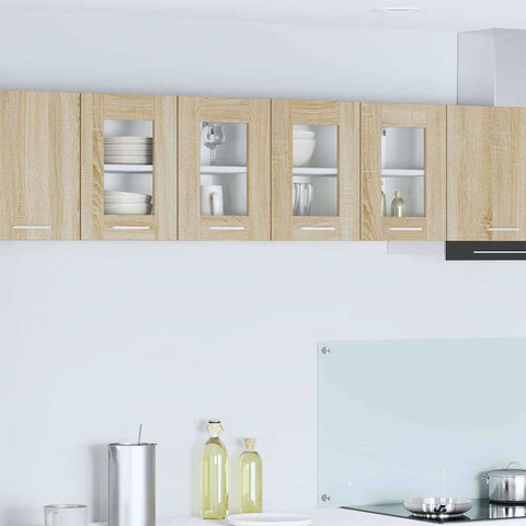 vidaXL Hanging Cabinet Riga Sonoma Oak 60 x 31 x 40 cm Engineered Wood