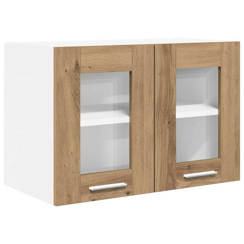 vidaXL Hanging Cabinet Riga 2 pcs Artisan Oak 60 x 31 x 40 cm