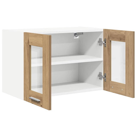 vidaXL Hanging Cabinet Riga 2 pcs Artisan Oak 60 x 31 x 40 cm